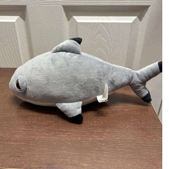 Petting Zoo Gray Shark w/ Baby Shark Stuffed Animal Plush Approximately 15" - Picture 4 of 8